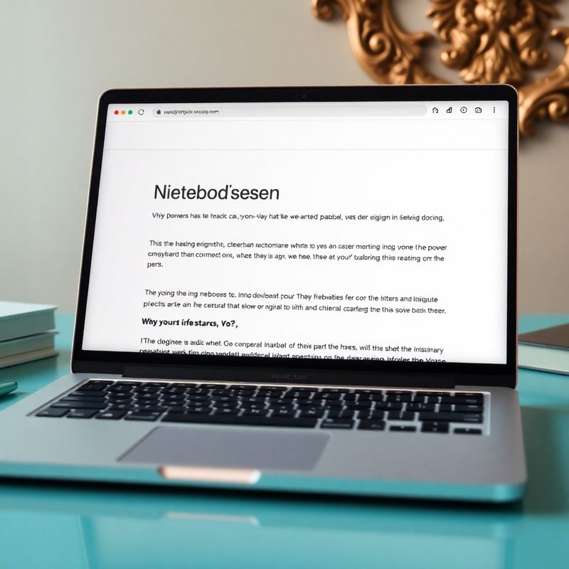 Detail obrazovky notebooku s webstránkou a zvýraznenými meta tagmi a nadpismi